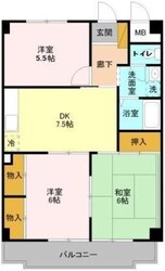 プルミエール西船の物件間取画像